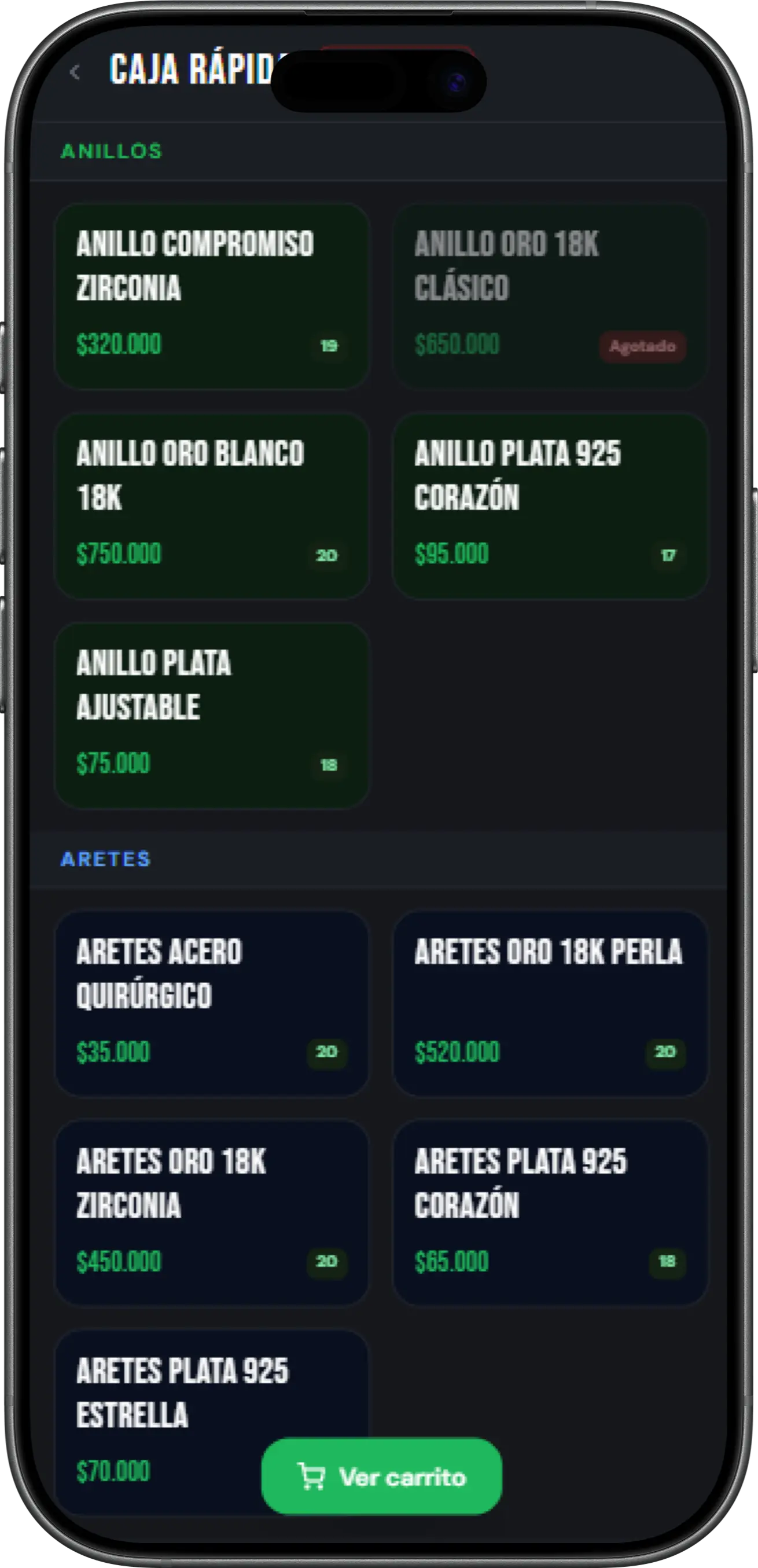 MAX app en teléfono